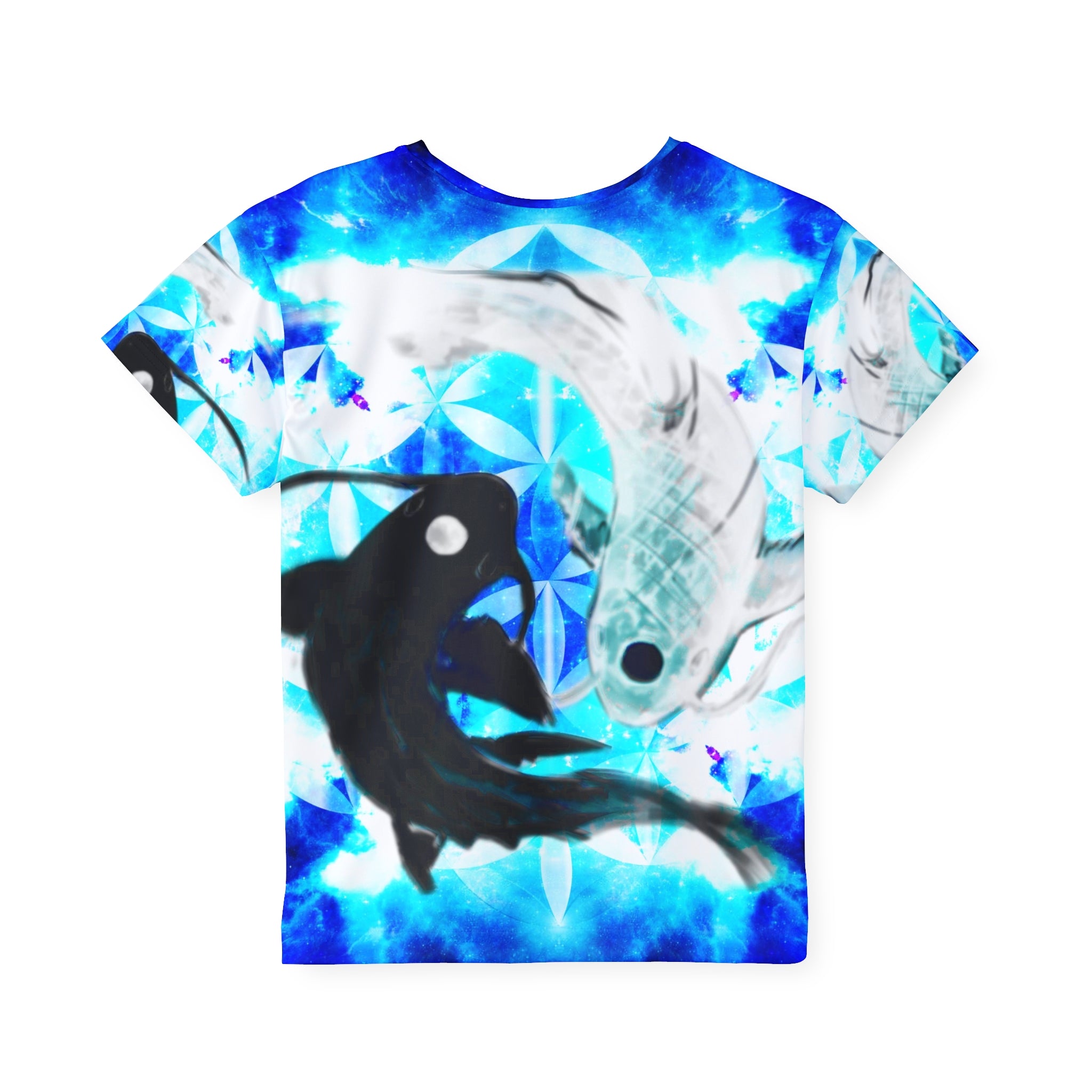 Amen Jin's Mandala of Dragon Fire Koi Meditations Kids Sports Jersey