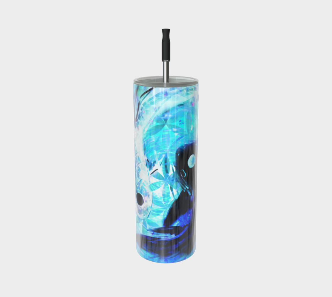 Amen Jin's Memories of Yesterday Koi Meditations Stainless Steel Tumbler