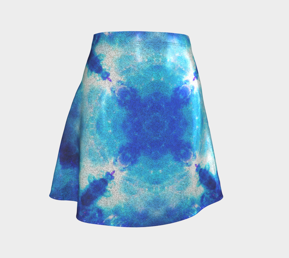 Amen Jin's Mandala of Dragon Fire Desires Flared Skirt