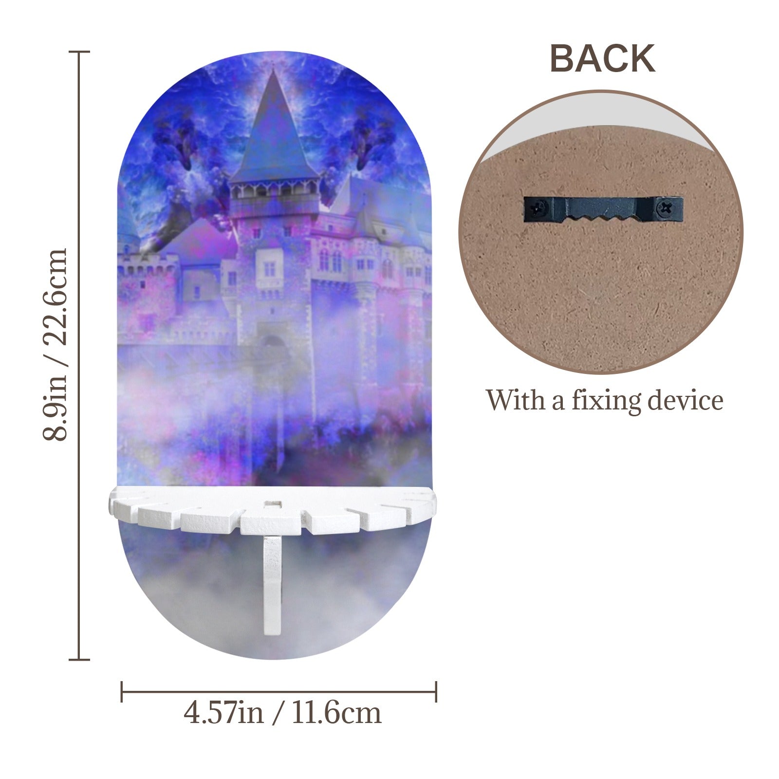 Katerina's I Will Come Again Translyvanian Desires Wall Mounted Candle Holder | Ships from USA