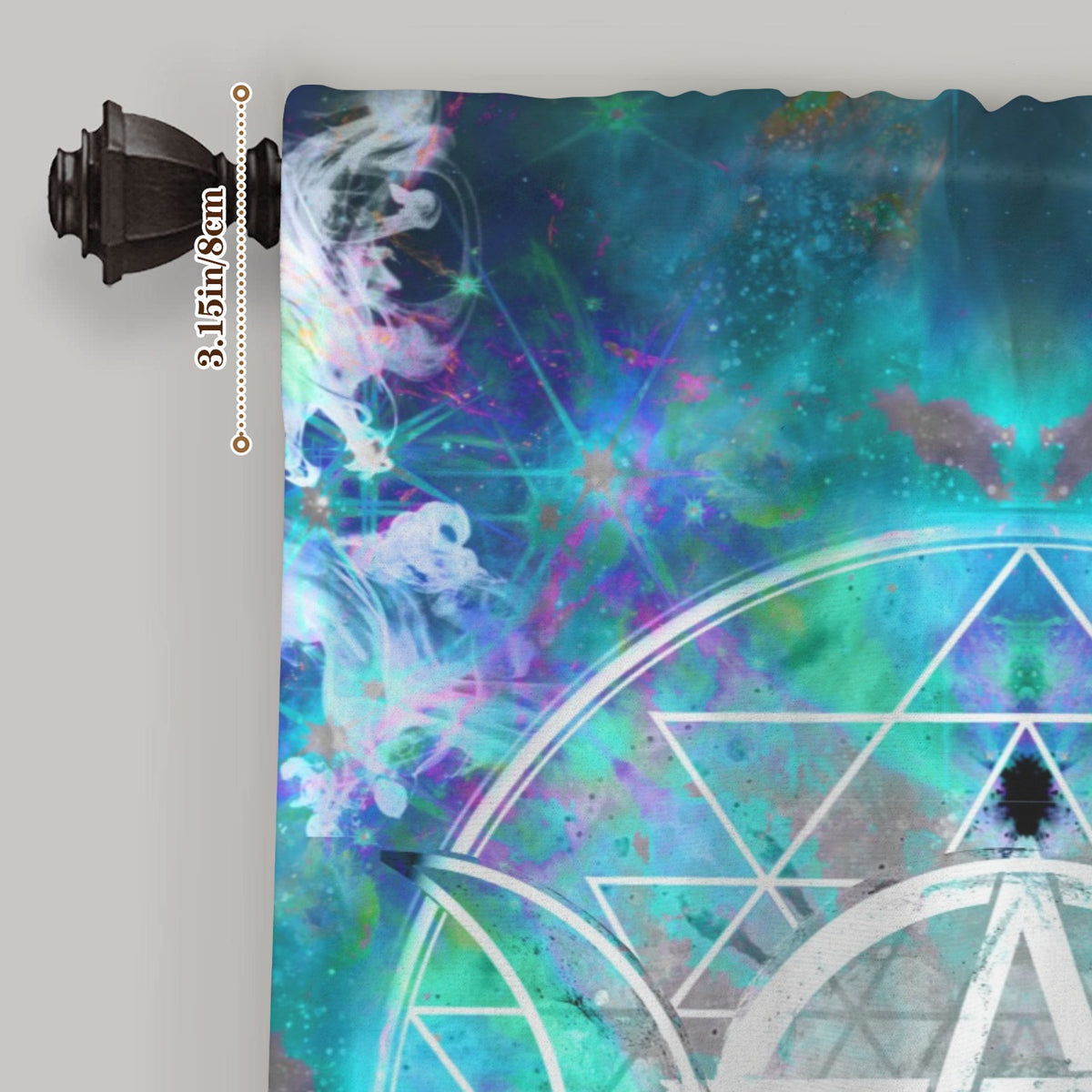 Katerina's Now & Forever Triple Goddess Meditations Window Curtain 27.6" x 39.4" ( 1 Piece ) | Ships from USA