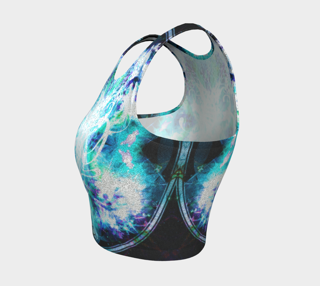 Katerina's Now and Forever Buddha Meditations Athletic Crop Top