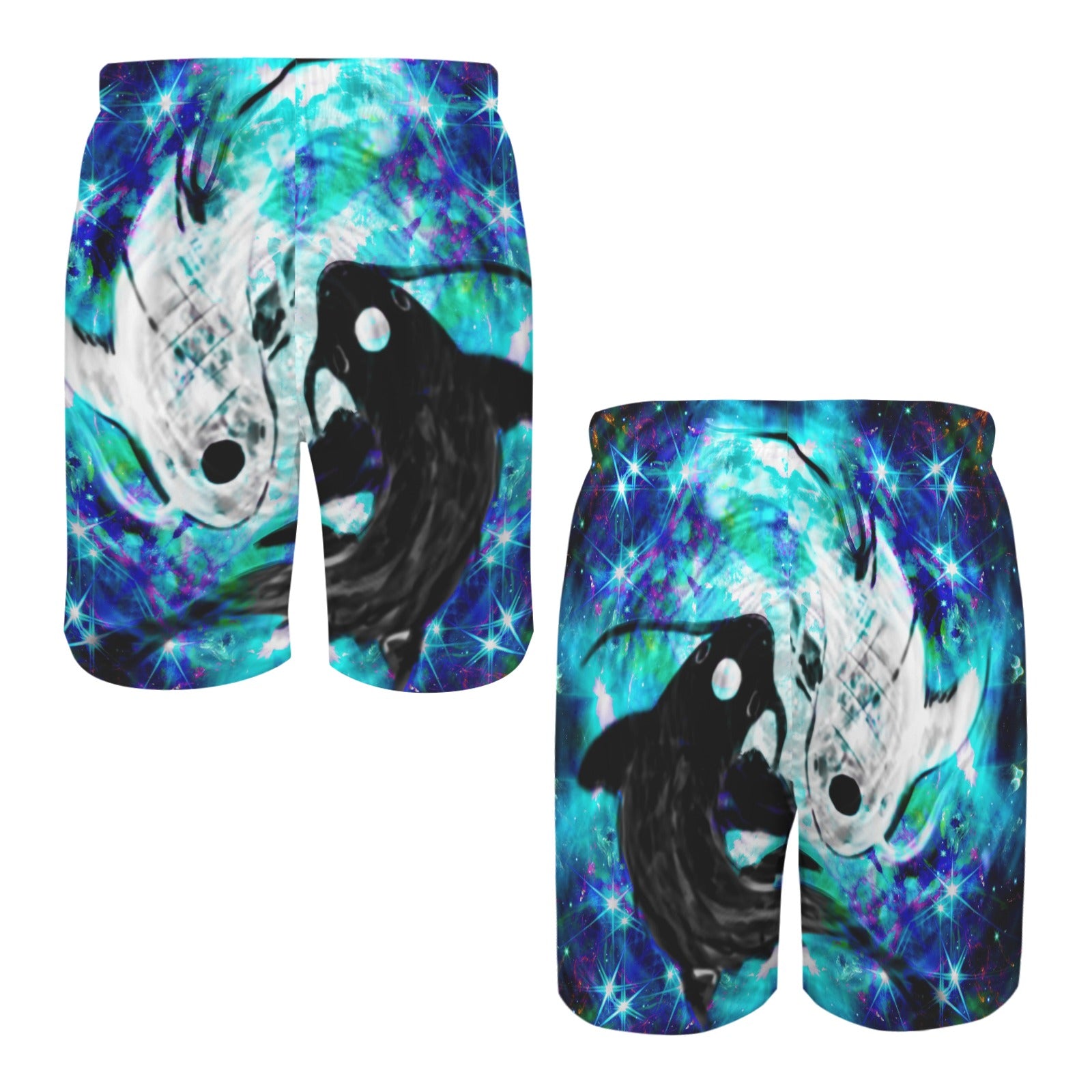 Katerina's Now & Forever Koi Desiresu Men's All Over Print Beach Shorts (Sets 26) | Ships from USA
