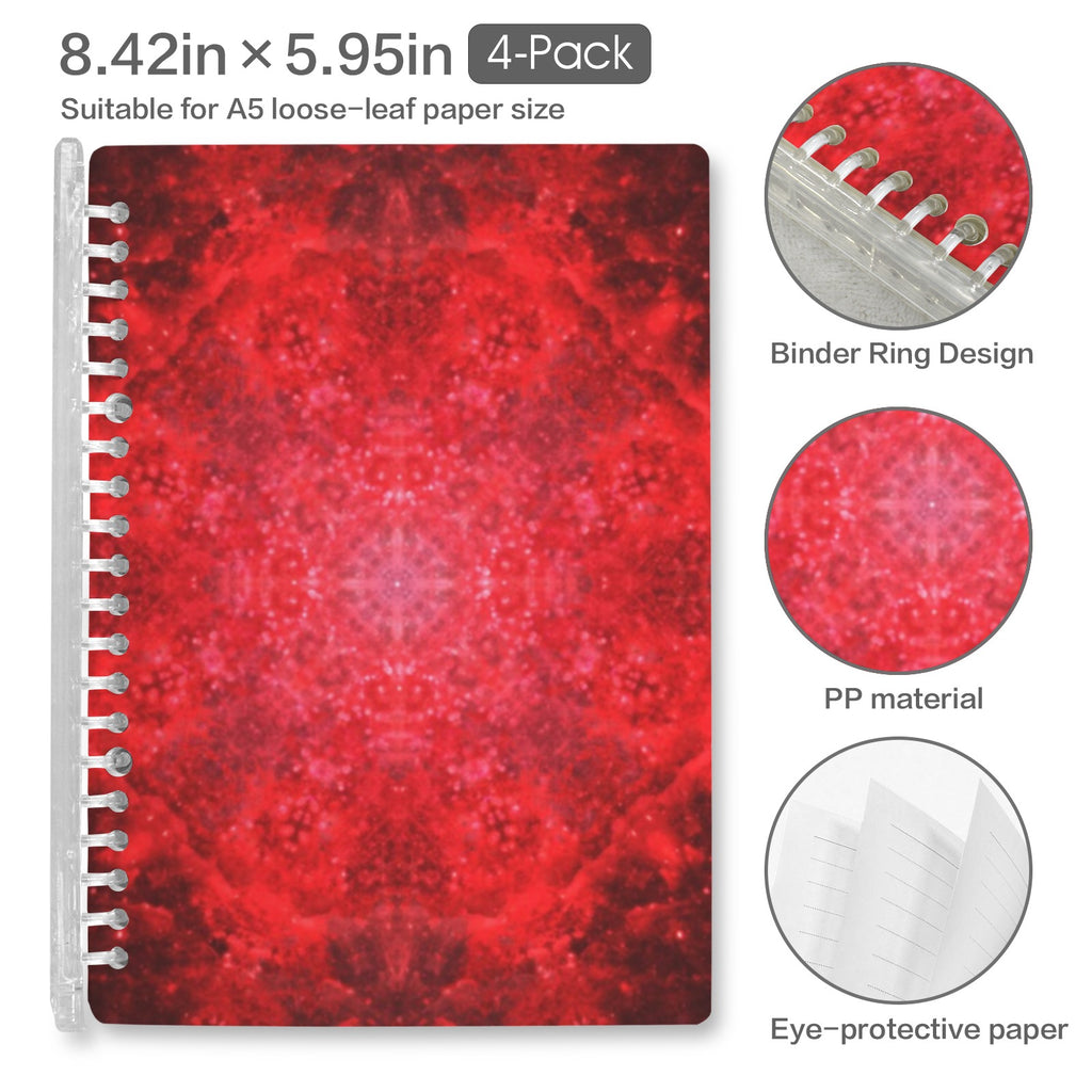 Katerina's as Alive as You Want Me Desires Loose-Leaf Notebooks ( Cover Print, 4-Pack ) | Ships from USA