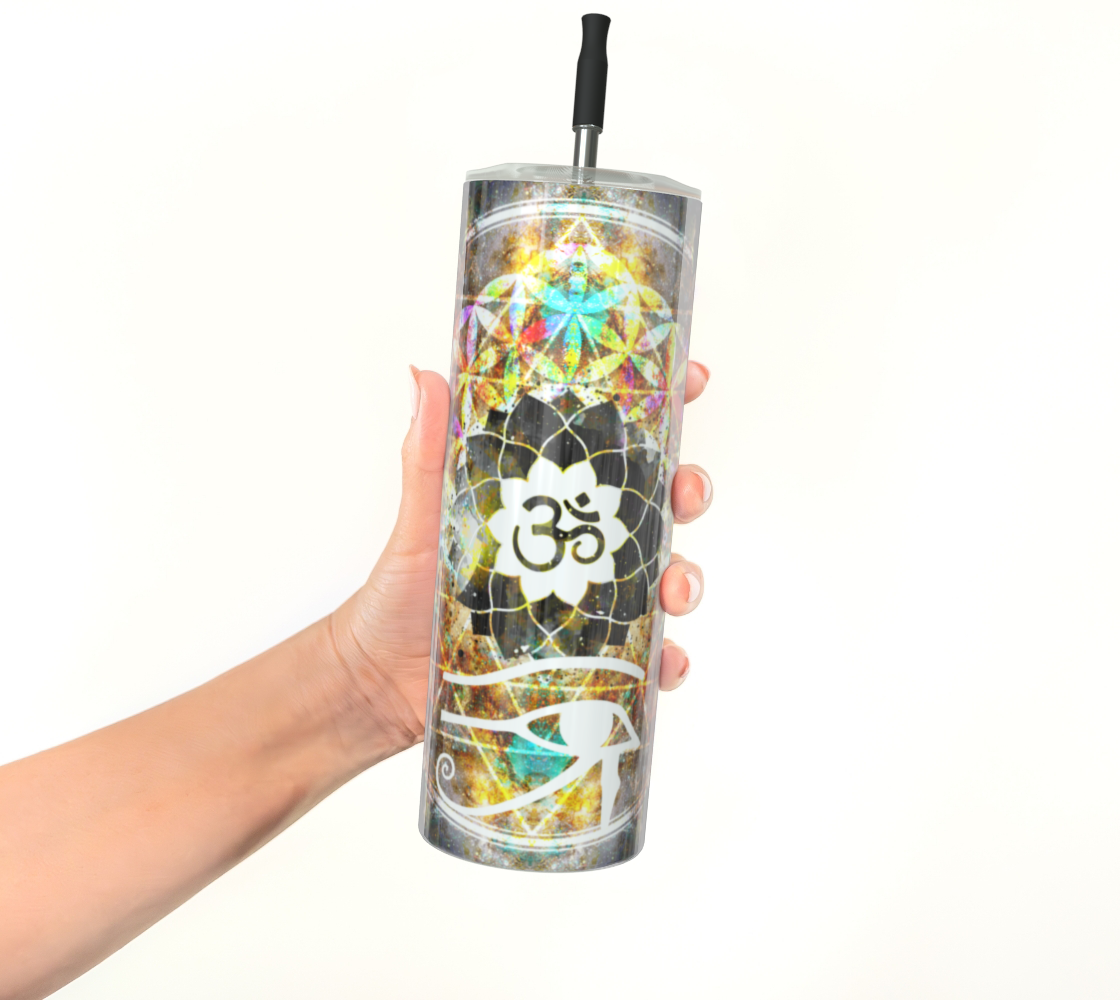 Desire to Breathe Again Fairy Om Meditations Stainless Steel Tumbler