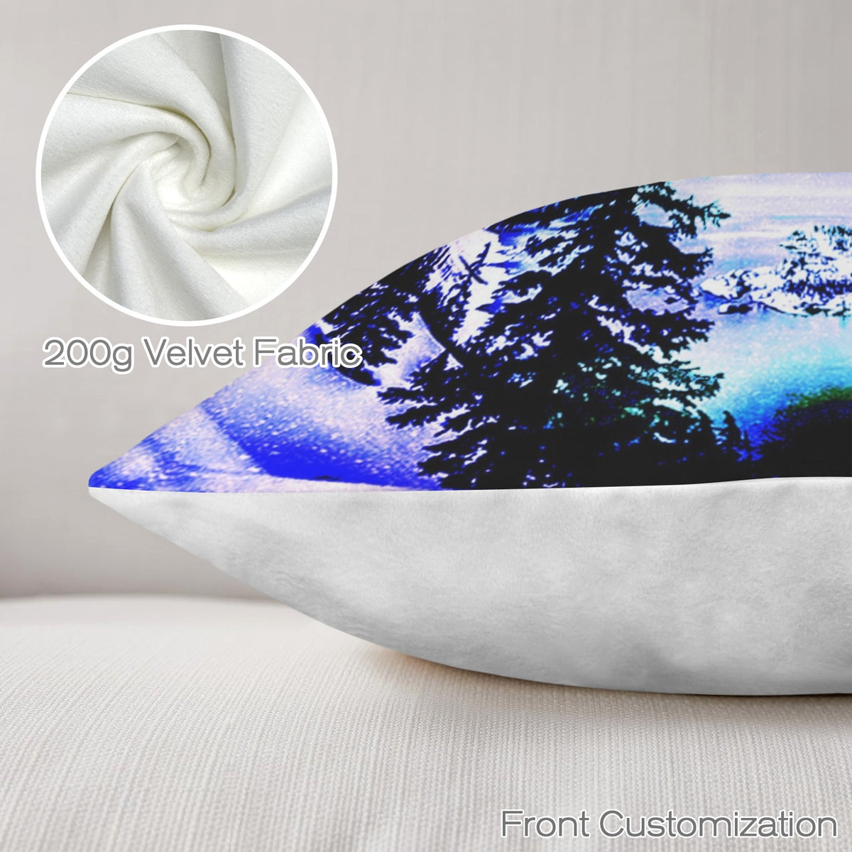 Katerina's Lolite Noel Yule Night Dreams Custom Pillow Cases 18" x 18" (2-Pack) | Ships from USA