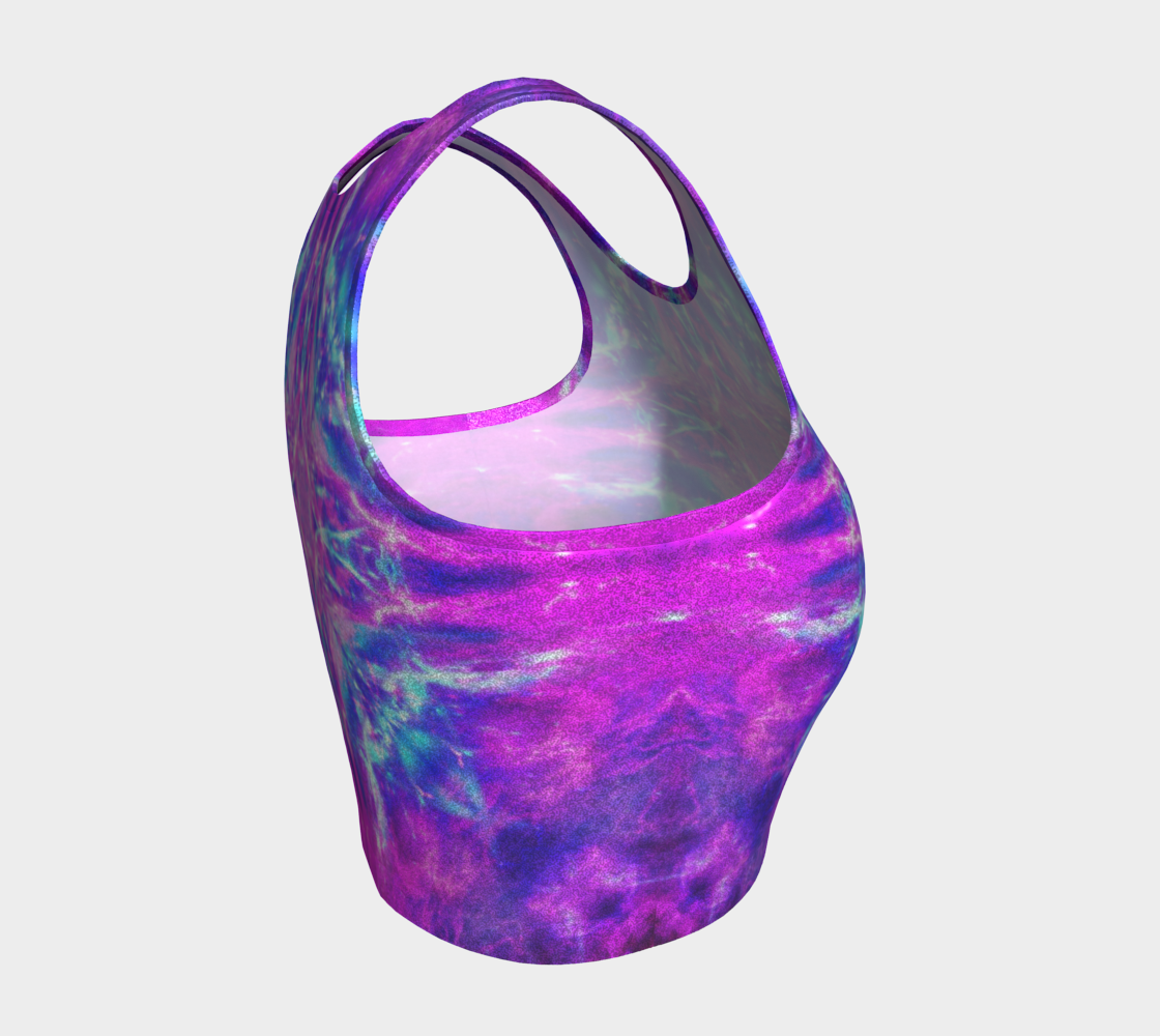 Katerina's Amethyst Dreams Desires Athletic Crop Top