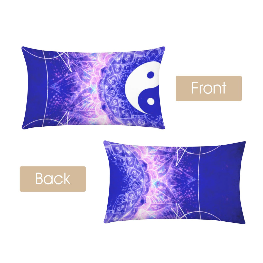 Katerina's Uncertainty in Time & Space Yin Yang Meditations Pillow Case 36" x 20"  | Ships from USA