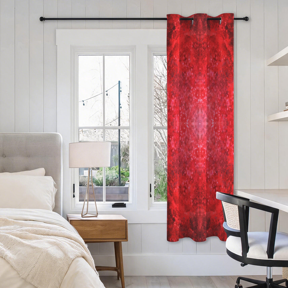 Katerina's as Alive as You Want Me Desires Grommet Curtain 42" x 63" ( 1 Piece ) | Ships from USA