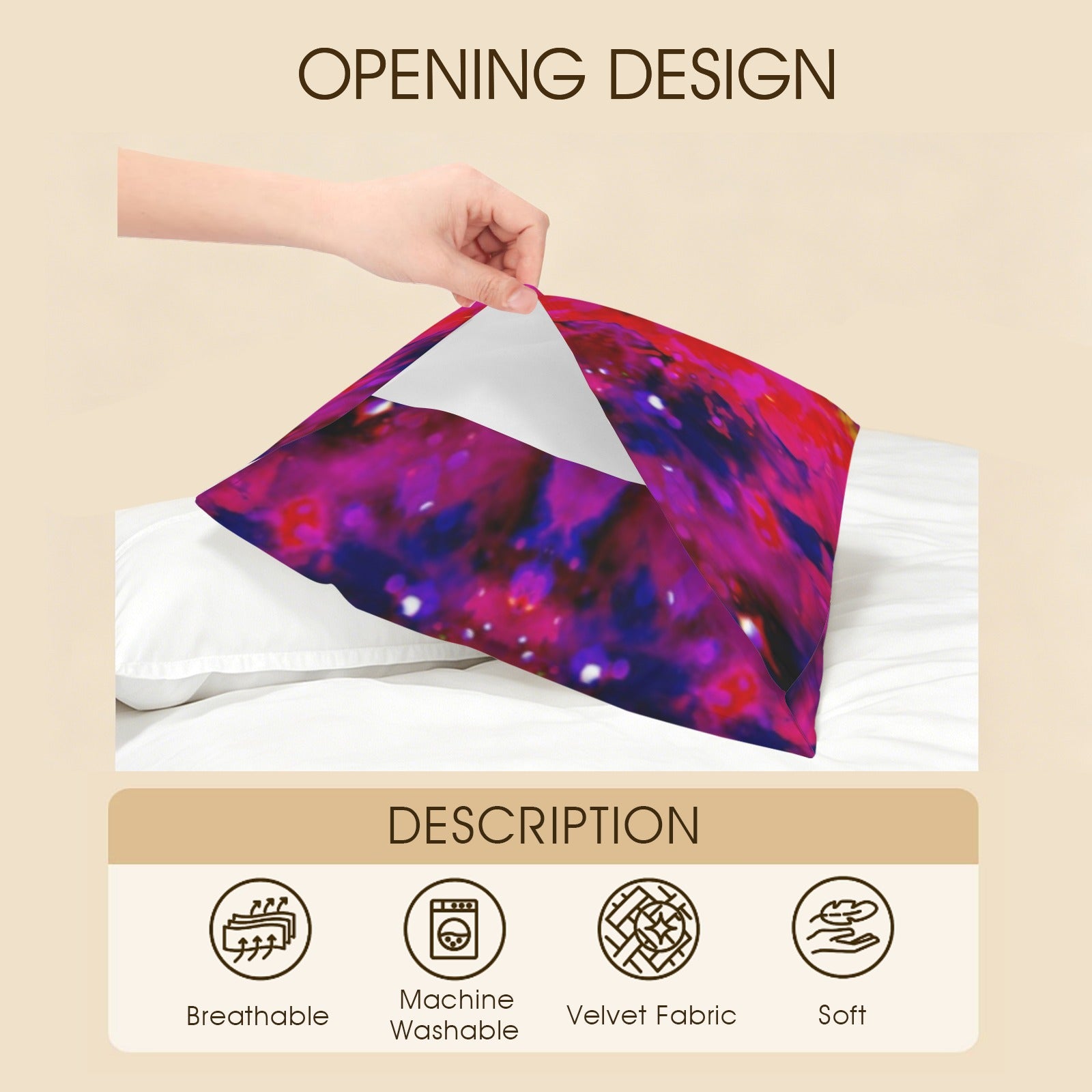 Katerina's Citadel Desires Pillow Case 36" x 20"  | Ships from USA
