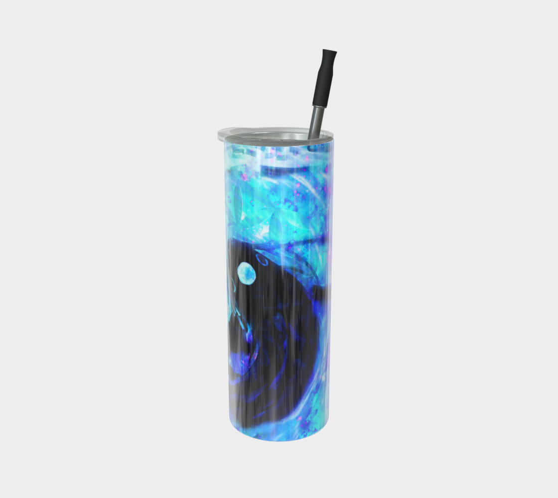 Amen Jin's Memories of Yesterday Koi Meditations Stainless Steel Tumbler