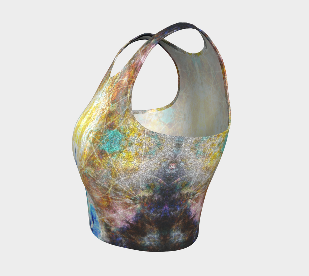 Amen Jin's Breathe Again Parisian Meditations Athletic Crop Top