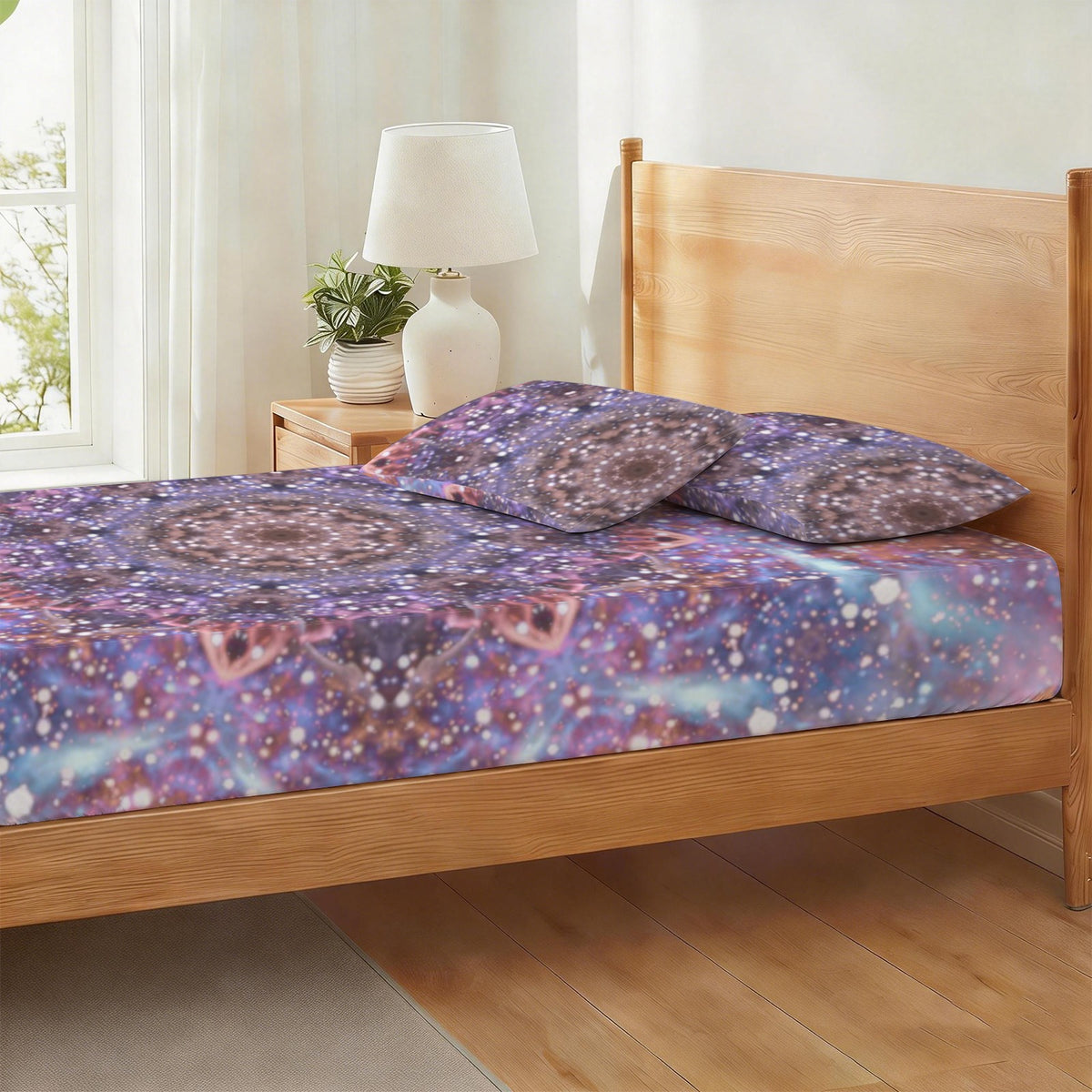Katerina's Fiesta Desires Twin Bedding Set (Fitted Sheet + Pillowcases) | Ships from USA