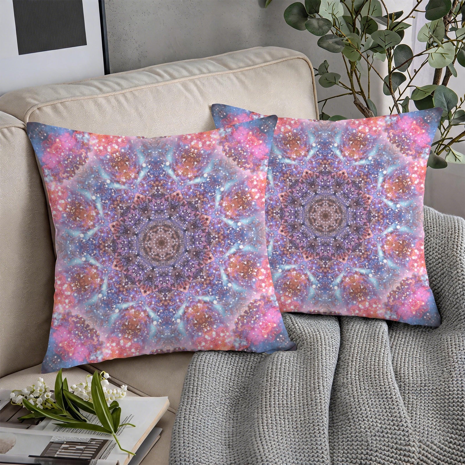 Katerina's Fiesta Desires Custom Pillow Cases 18" x 18" (2-Pack) | Ships from USA