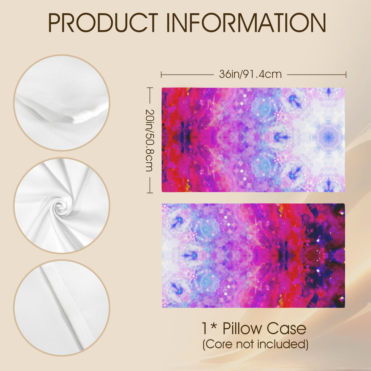 Katerina's Citadel Desires Pillow Case 36" x 20"  | Ships from USA