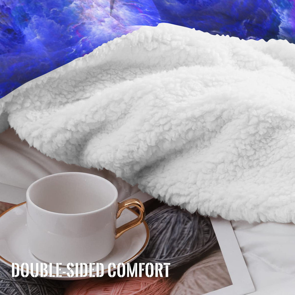 Katerina's I Will Come Again Desires Sherpa Fleece Blanket 60" x 80" | Ships from USA
