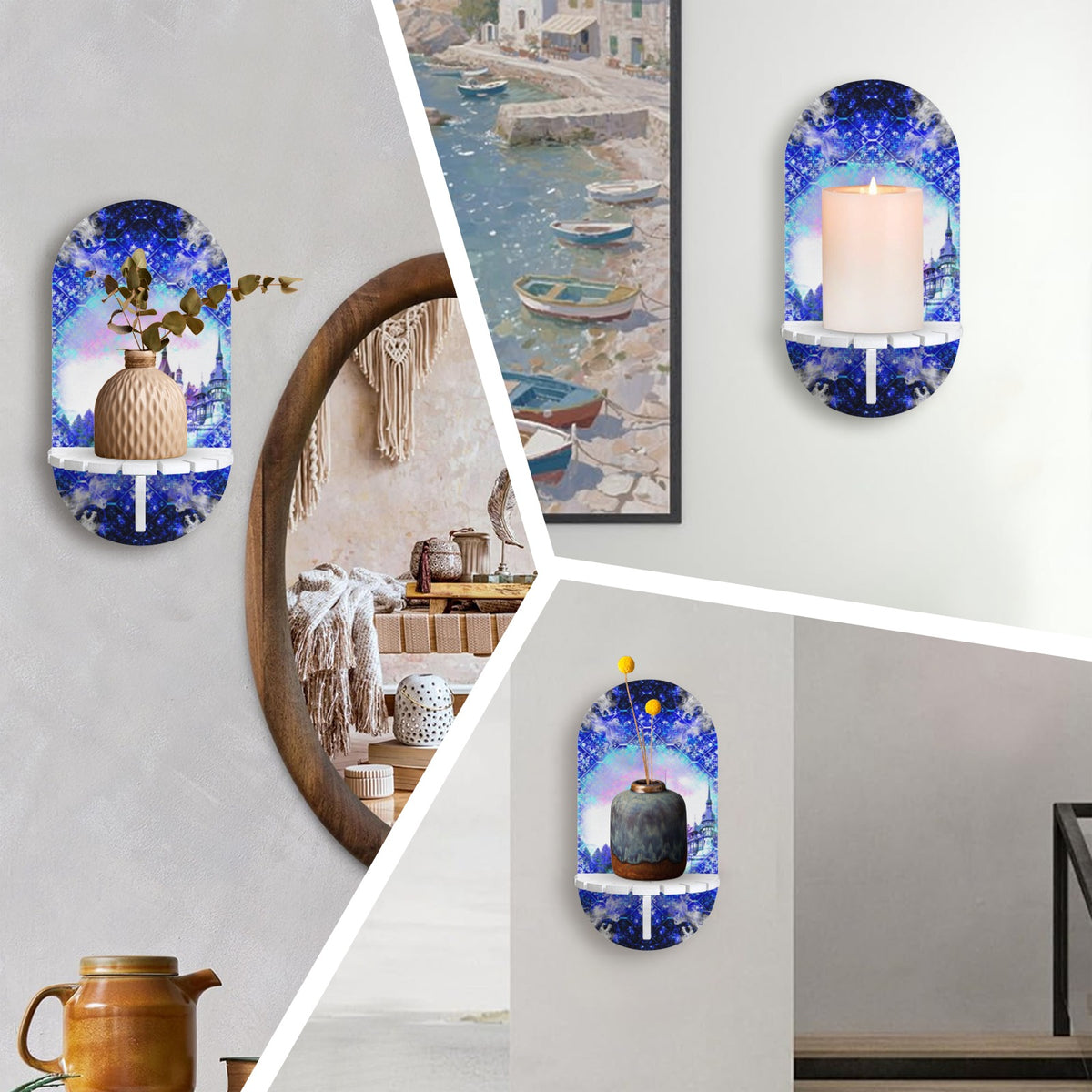 Amen Jin's Katerina's Eros & Psyche Desires Dragoness Dreams Wall Mounted Candle Holder | Ships from USA