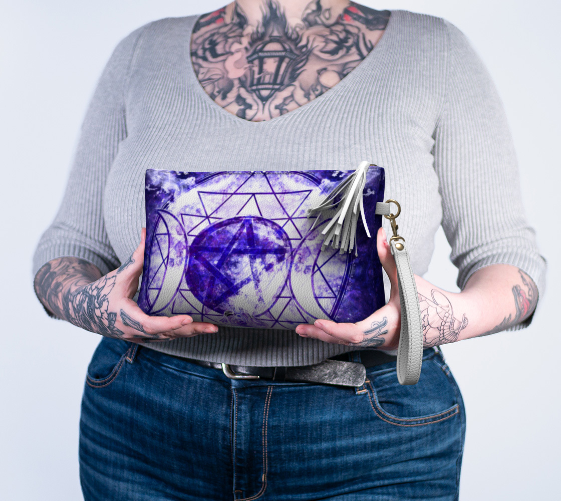 Katerina's Dragon's Eye Desires Magickal Meditations Vegan Leather Makeup Bag