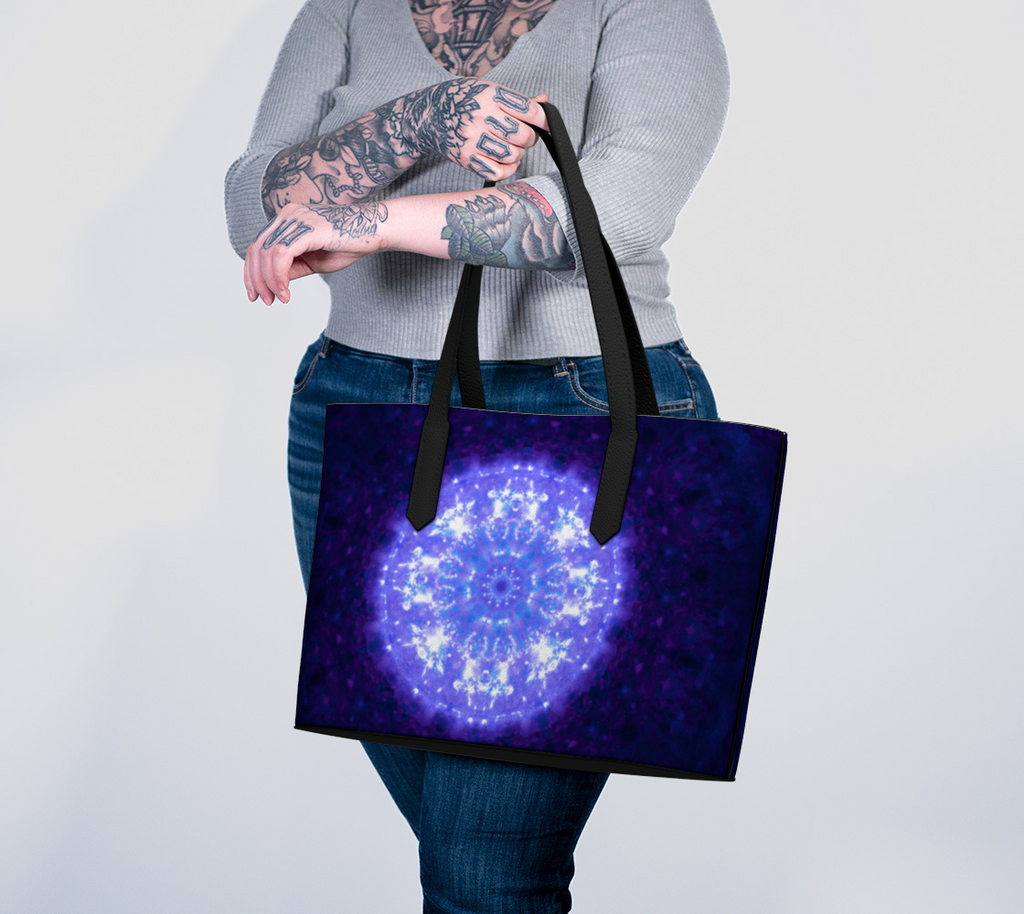 Katerina's Meditation Desires Vegan Leather Tote Bag