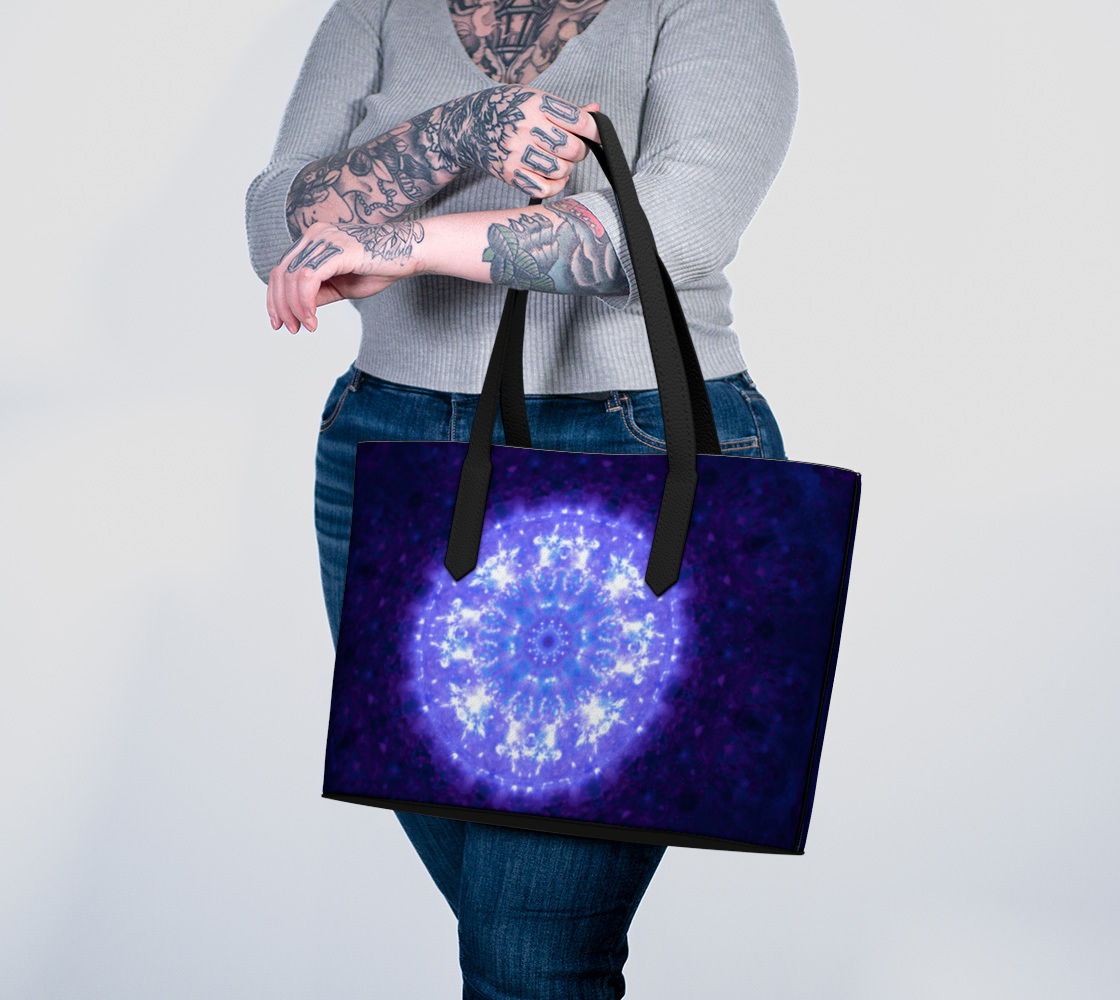 Katerina's Meditation Desires Vegan Leather Tote Bag