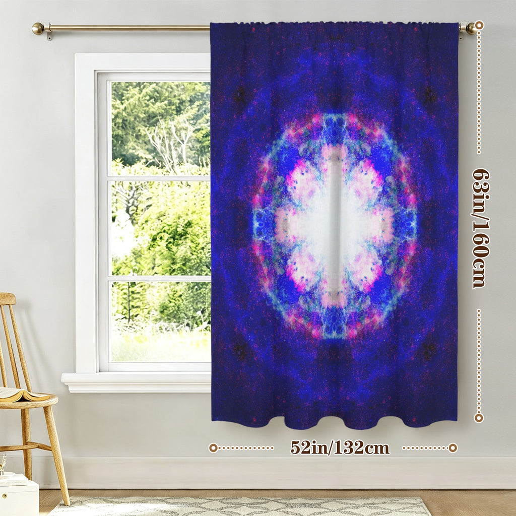 Katerina's Independence Desires Window Curtain 52" x 63" ( 1 Piece ) | Ships from USA