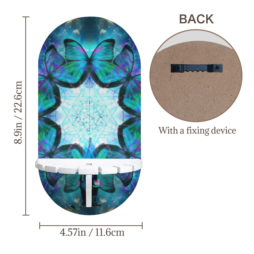Katerina's Now & Forever Metamorphosis Meditations Wall Mounted Candle Holder | Ships from USA