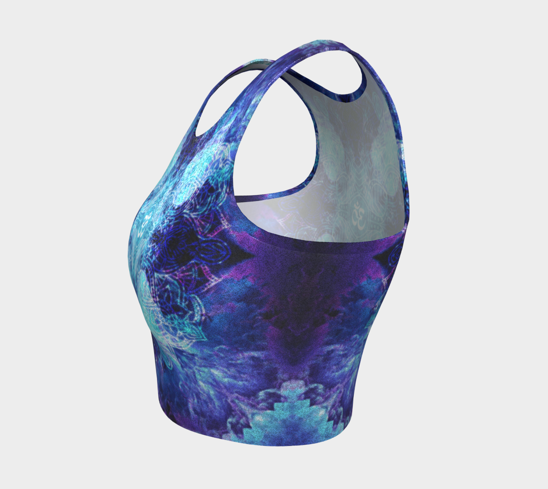 Amen Jin's Dragon's Gate Om Meditations Athletic Crop Top