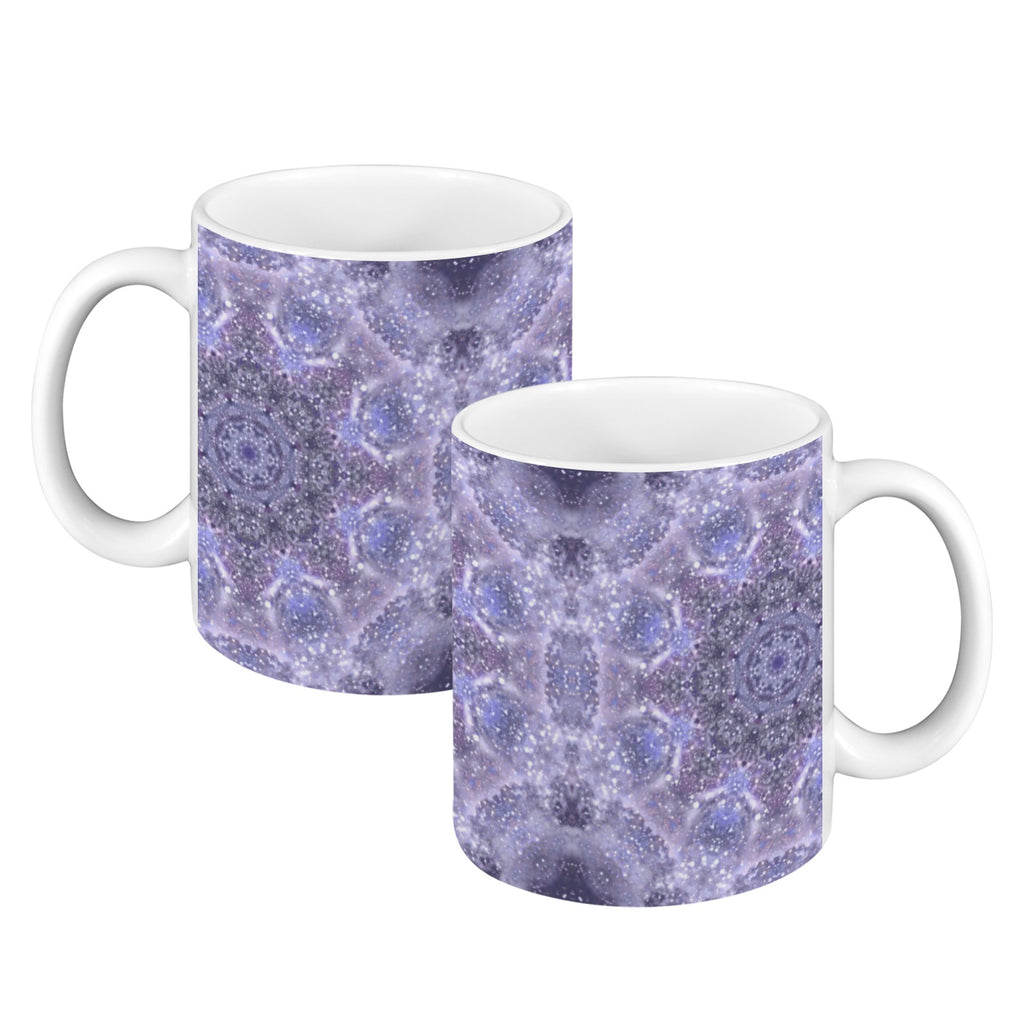 Katerina's Lilac Star Desires Custom White Mug(11OZ)(Set of 2) | Ships from USA