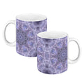 Katerina's Lilac Star Desires Custom White Mug(11OZ)(Set of 2) | Ships from USA