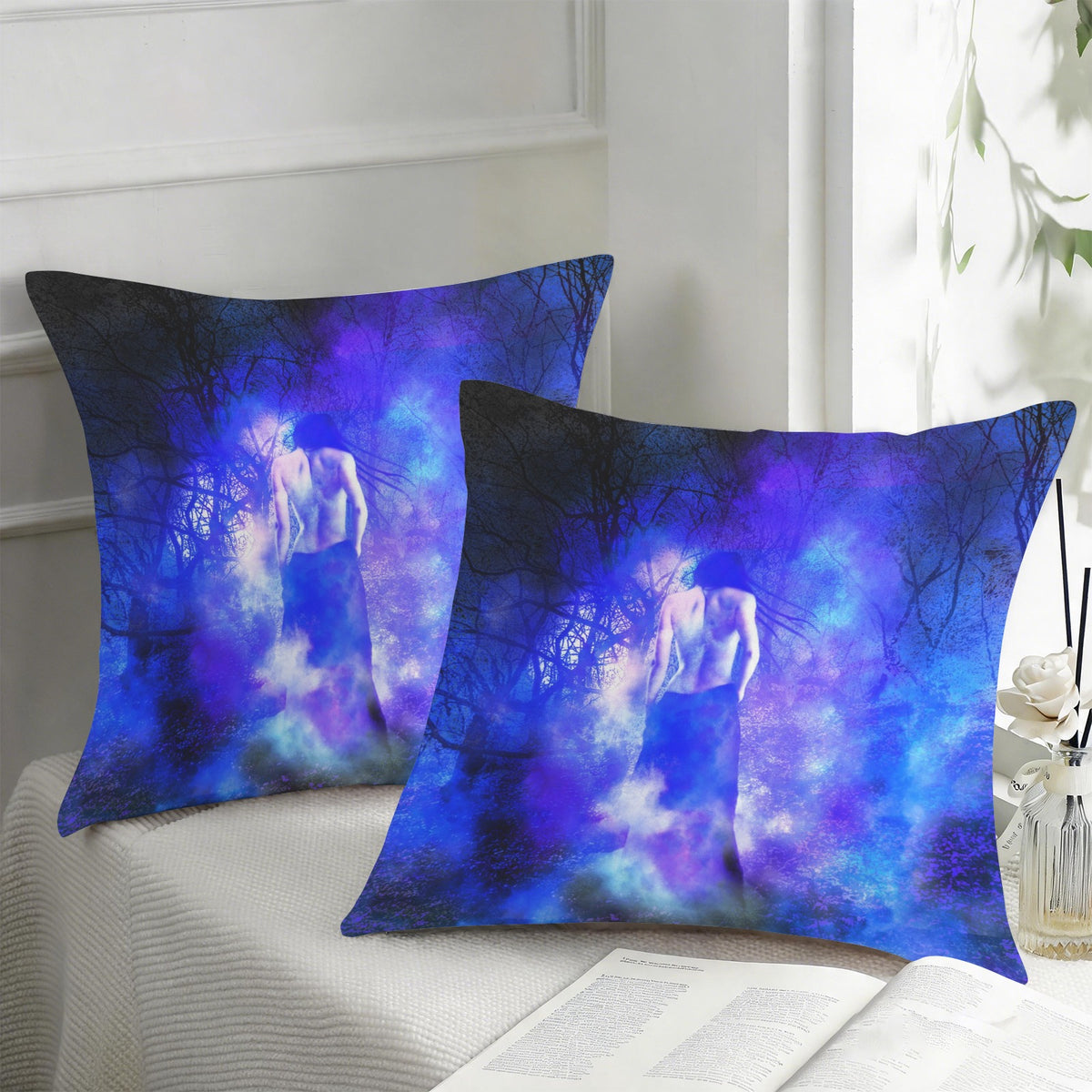 Katerina's Transylvanian Samhain Night Dreams Custom Pillow Cases 18" x 18" (2-Pack) | Ships from USA
