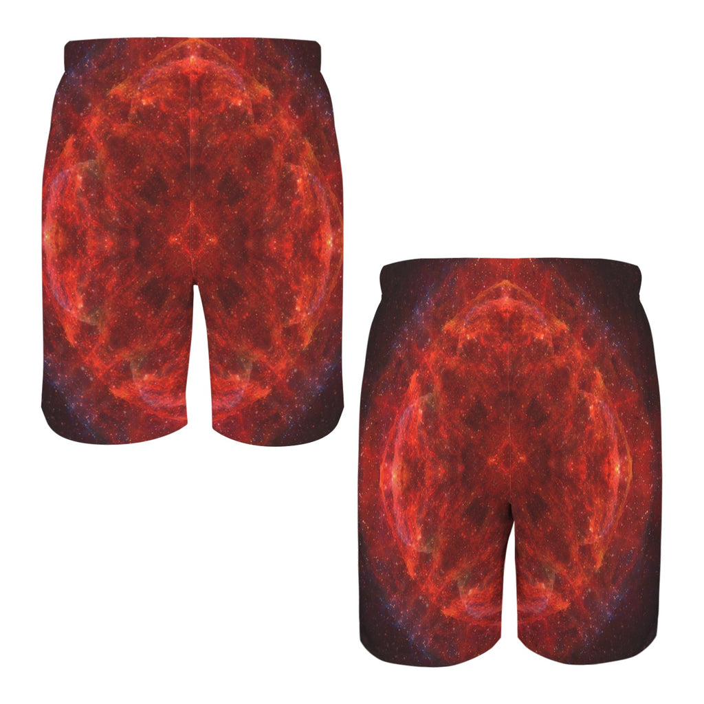 Katerina's Love & Hatred Desires Men's All Over Print Beach Shorts (Sets 26) | Ships from USA