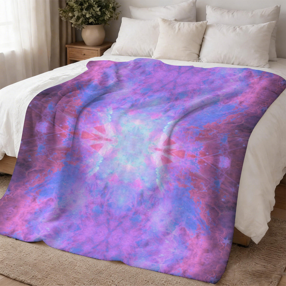 Katerina's Tomorrow Girl Desires Sherpa Fleece Blanket 60" x 80" | Ships from USA