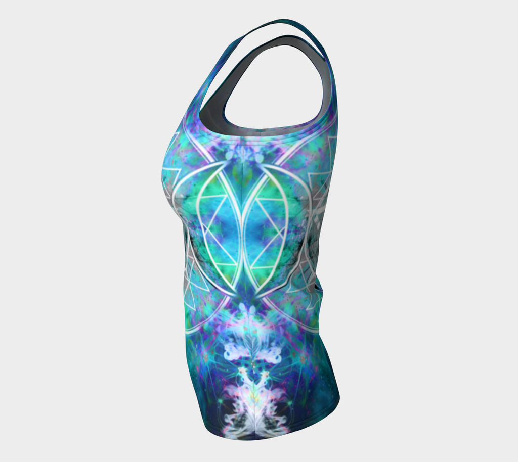 Katerina's Now and Forever Triple Goddess Meditations Fitted Tank Top