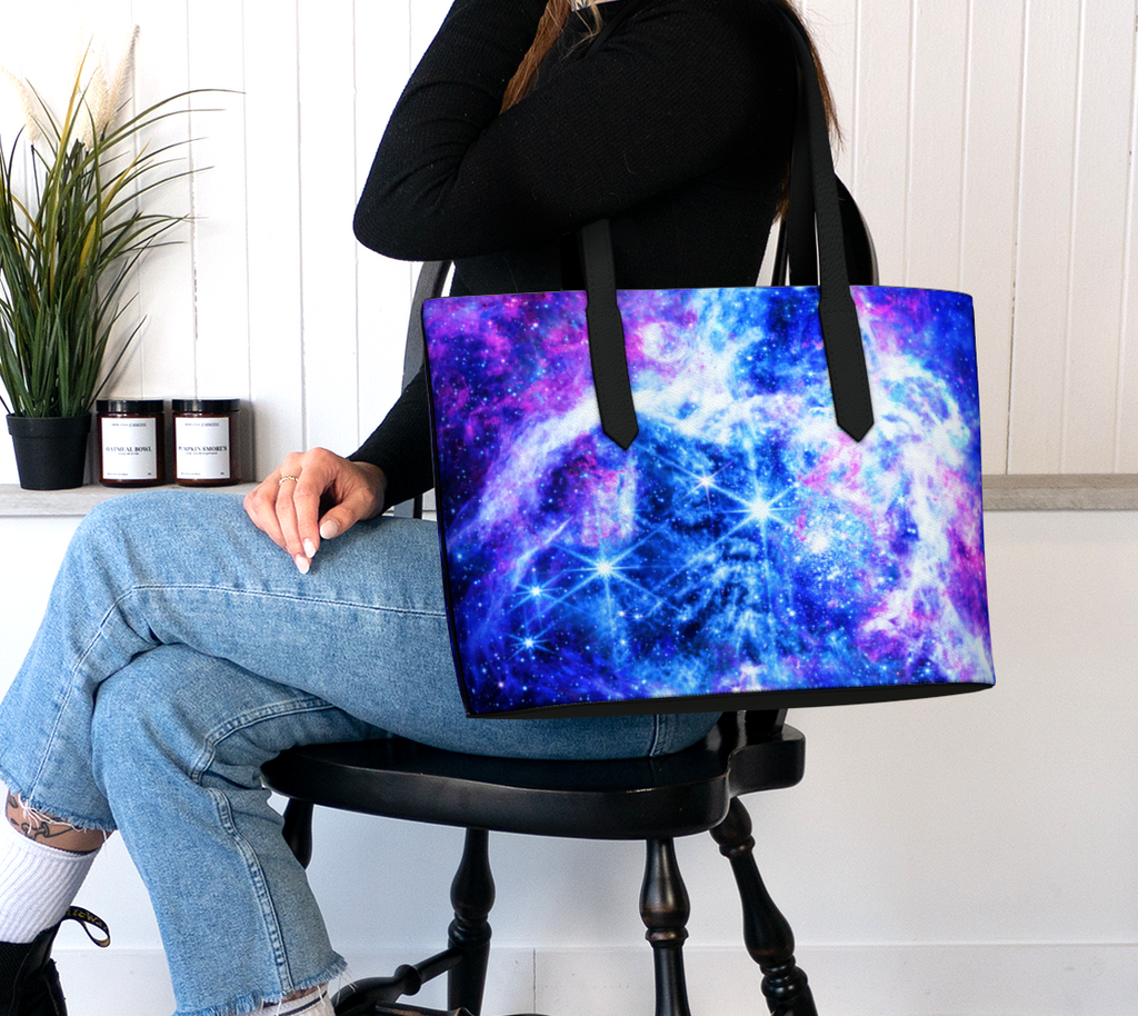 Katerina's On My Way to Neverland Dreams Vegan Leather Tote Bag