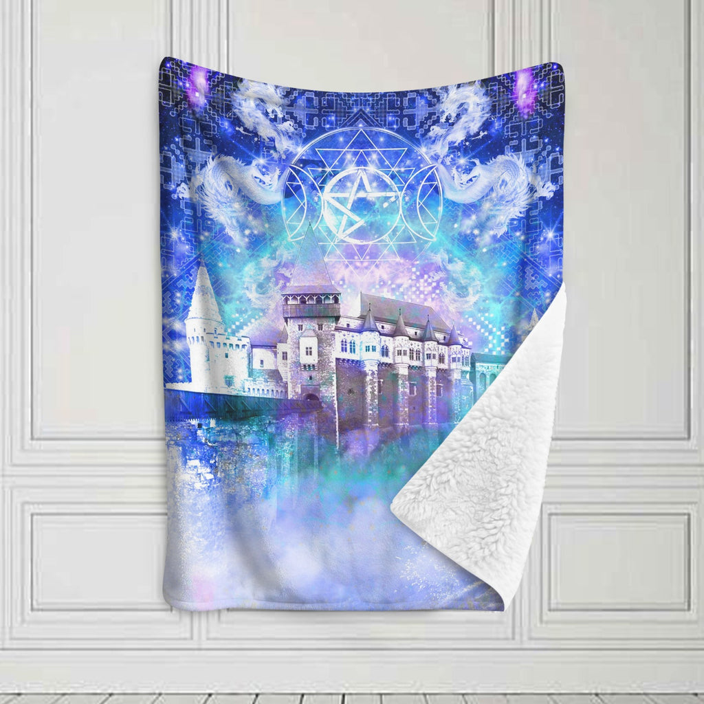 Amen Jin's Katerina's Eros & Psyche Dracularian Meditations Sherpa Fleece Blanket 30" x 40" | Ships from USA