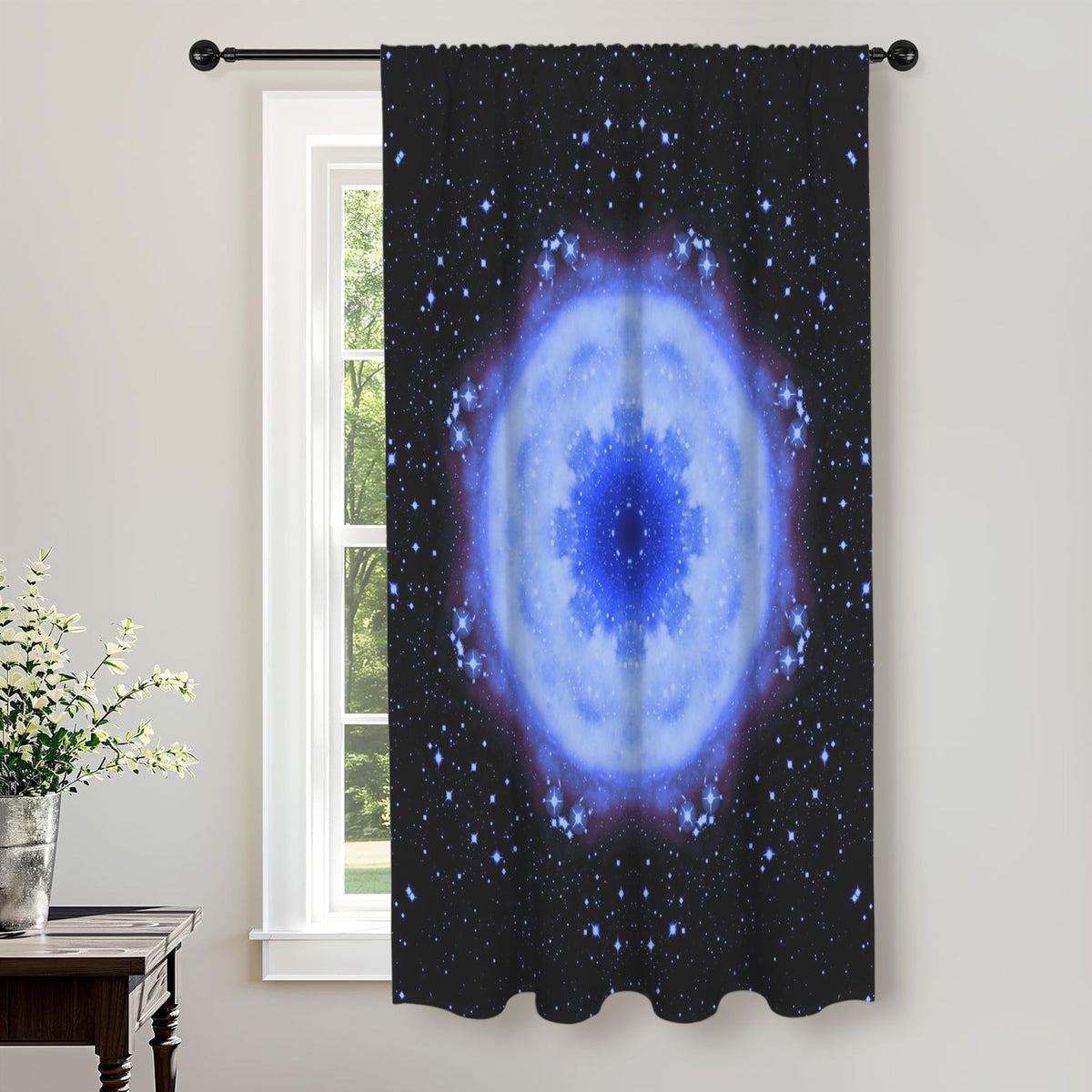 Katerina's Halo Desires Window Curtain 52" x 63" ( 1 Piece ) | Ships from USA