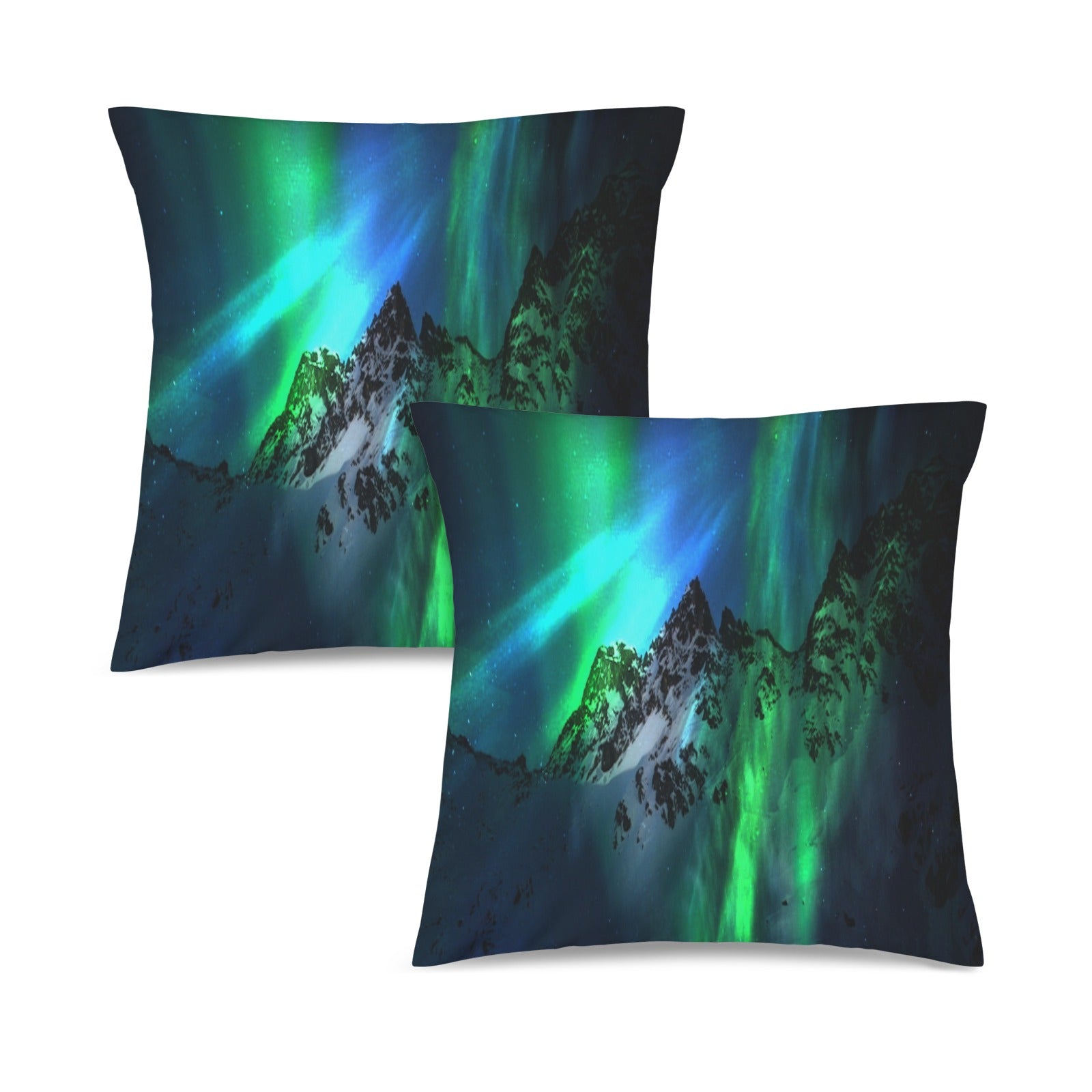 Song of the Mountain Dreams Custom Pillow Cases 18" x 18" (2-Pack) | Ships from USA