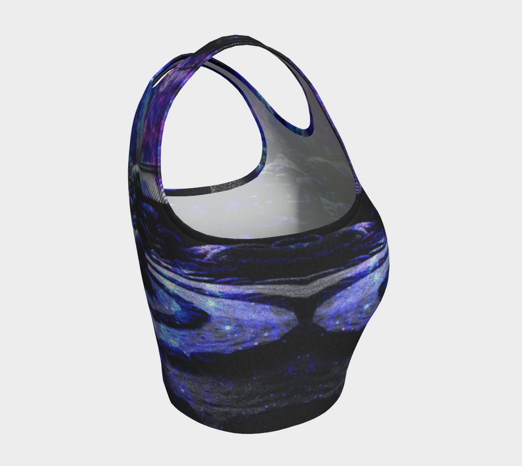 Katerina's on My Way Home Traquil Garden Dreams Athletic Crop Top