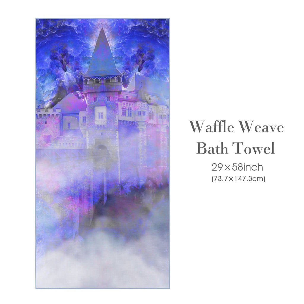 Katerina's I Will Come Again Translyvanian Desires Waffle Weave Bath Towel 29" x 58" | Ships from USA