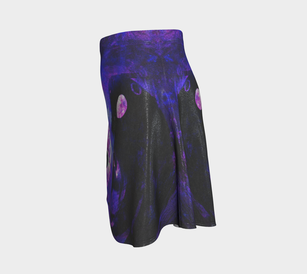 Ajna Desires Koi Dreams Flared Skirt