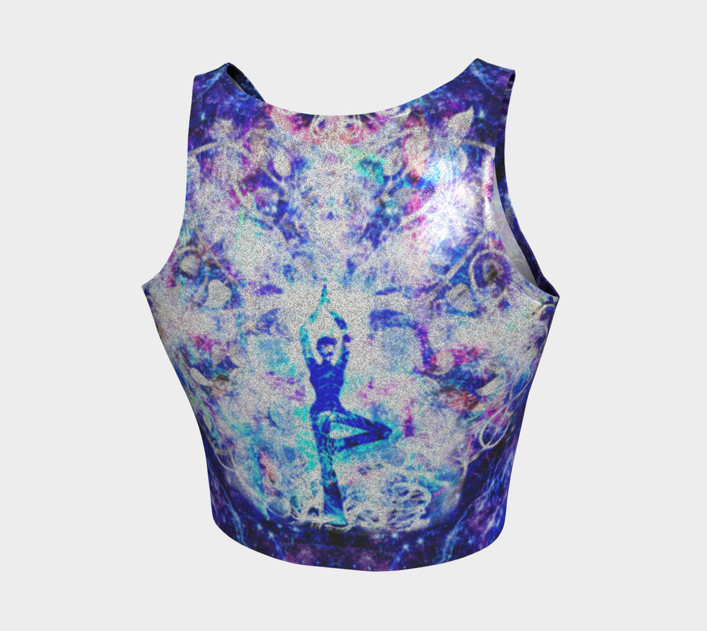 Amen Jin's Katerina's Dracularian Dragoness Namaste Meditations Athletic Crop Top