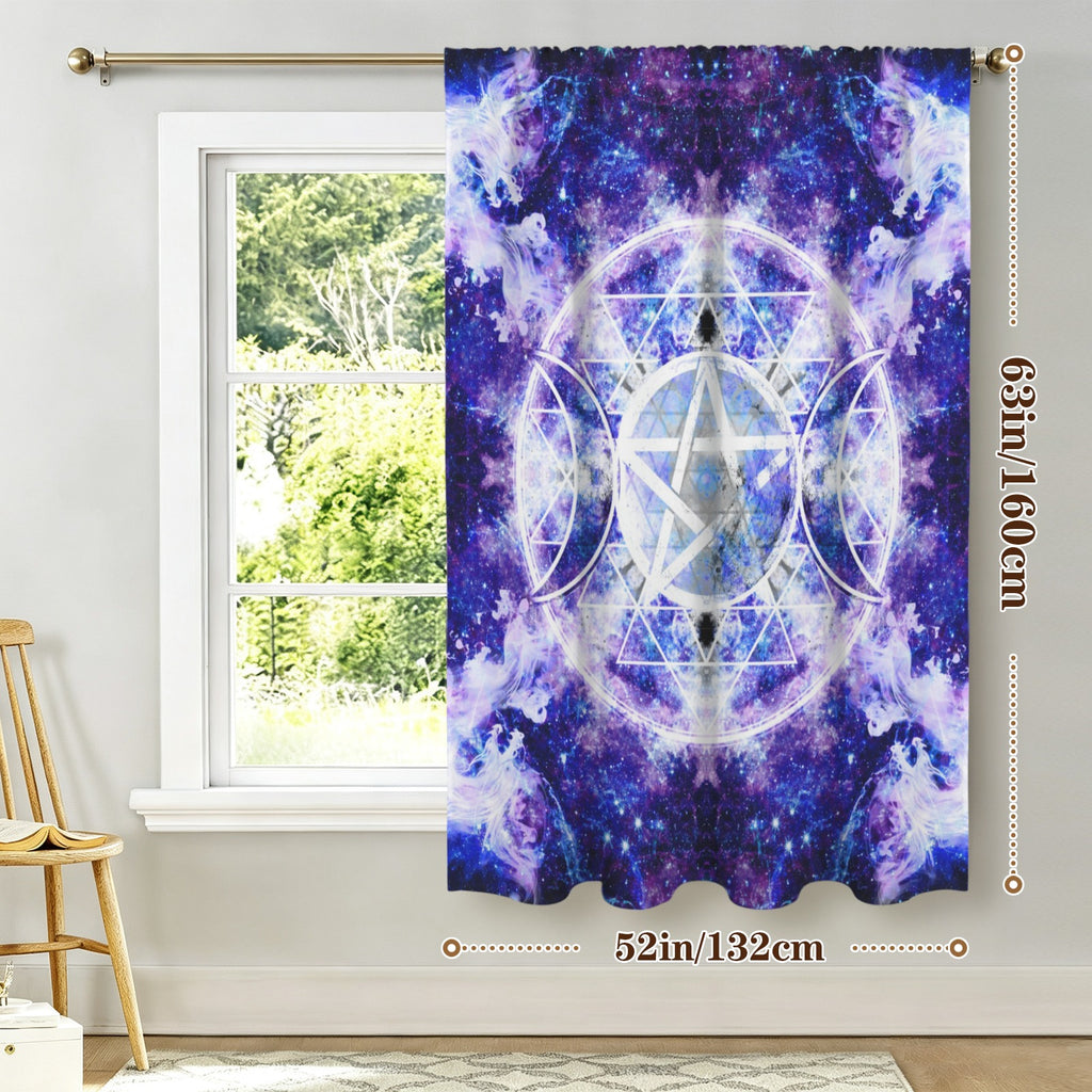 Amen Jin's Katerina's Drcaularian Dragoness Triple Goddess Meditations Window Curtain 52" x 63" ( 1 Piece ) | Ships from USA