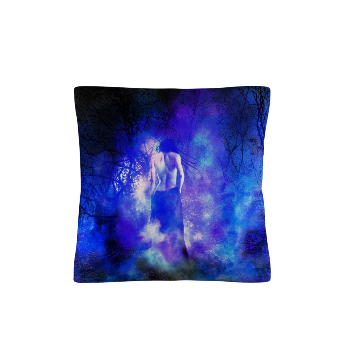 Katerina's Transylvanian Samhain Night Dreams Linen Throw Pillow 18" x 18" ( 1 Piece ) | Ships from USA