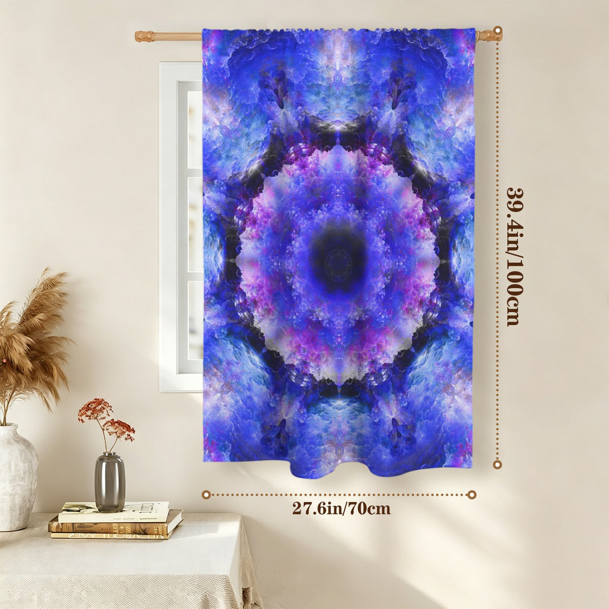 Katerina's I Will Come Again Desires Window Curtain 27.6" x 39.4" ( 1 Piece ) | Ships from USA