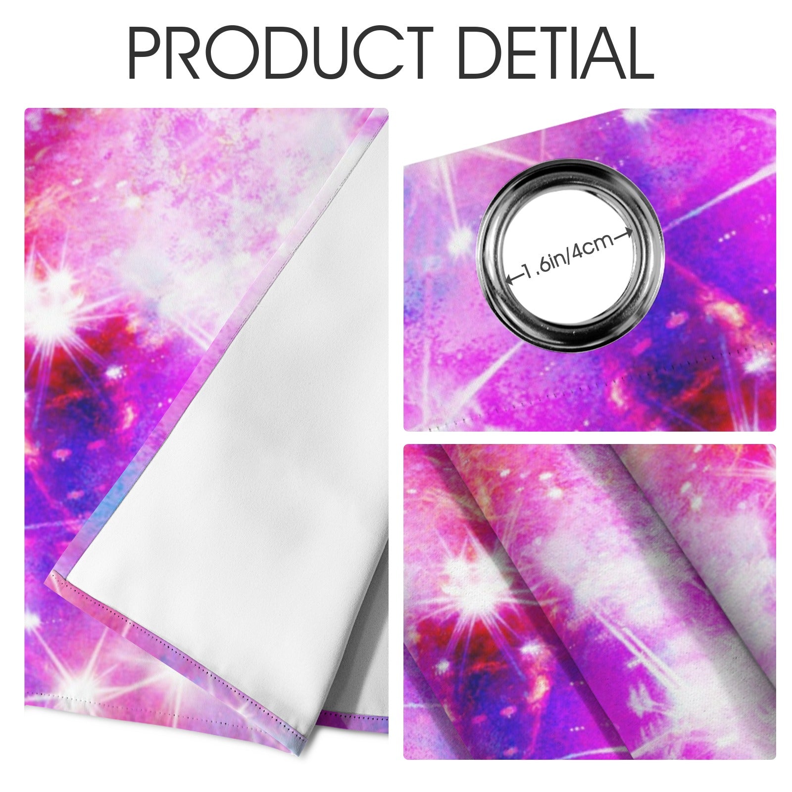 Katerina's Dreams of Angels Desires Grommet Curtain 42" x 63" ( 1 Piece ) | Ships from USA