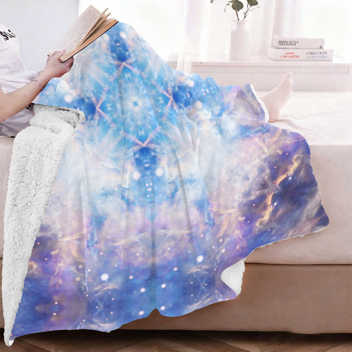 Katerina's Winterborn Desires Sherpa Fleece Blanket 60" x 80" | Ships from USA