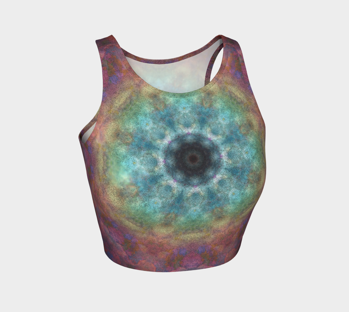 Spirited Marie Towards the Sun Desires Athletic Crop Top