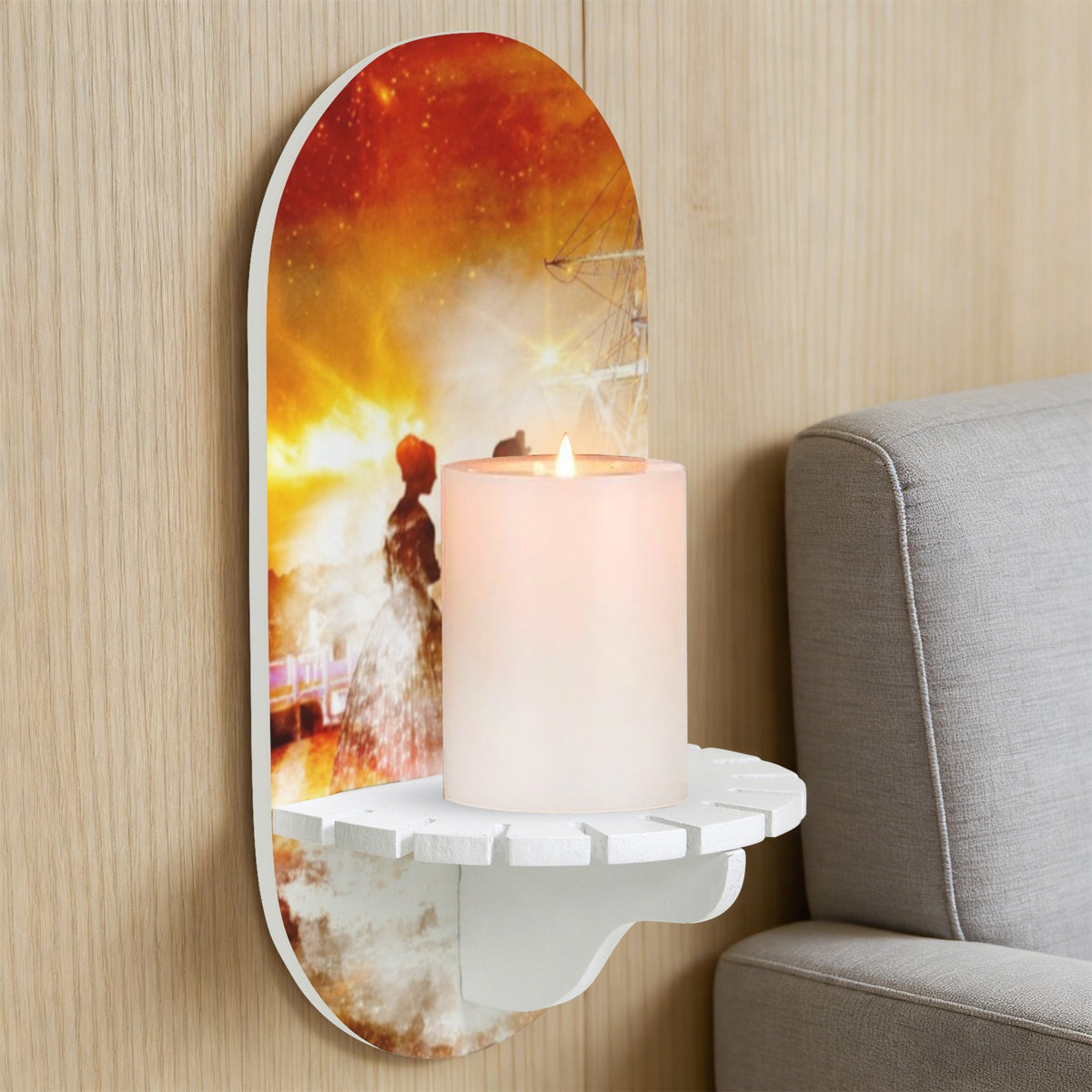 Samhain Eve Salem Dreams Wall Mounted Candle Holder | Ships from USA