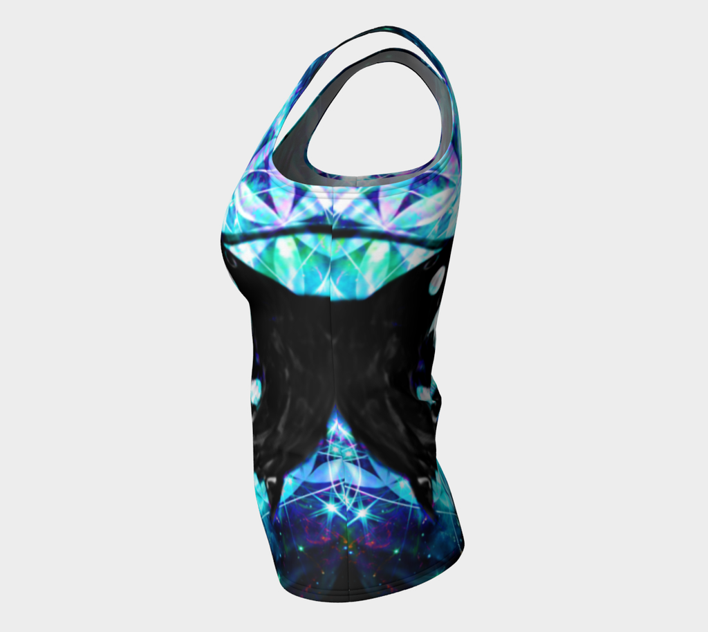 Katerina's Now and Forever Koi Meditations Fitted Tank Top