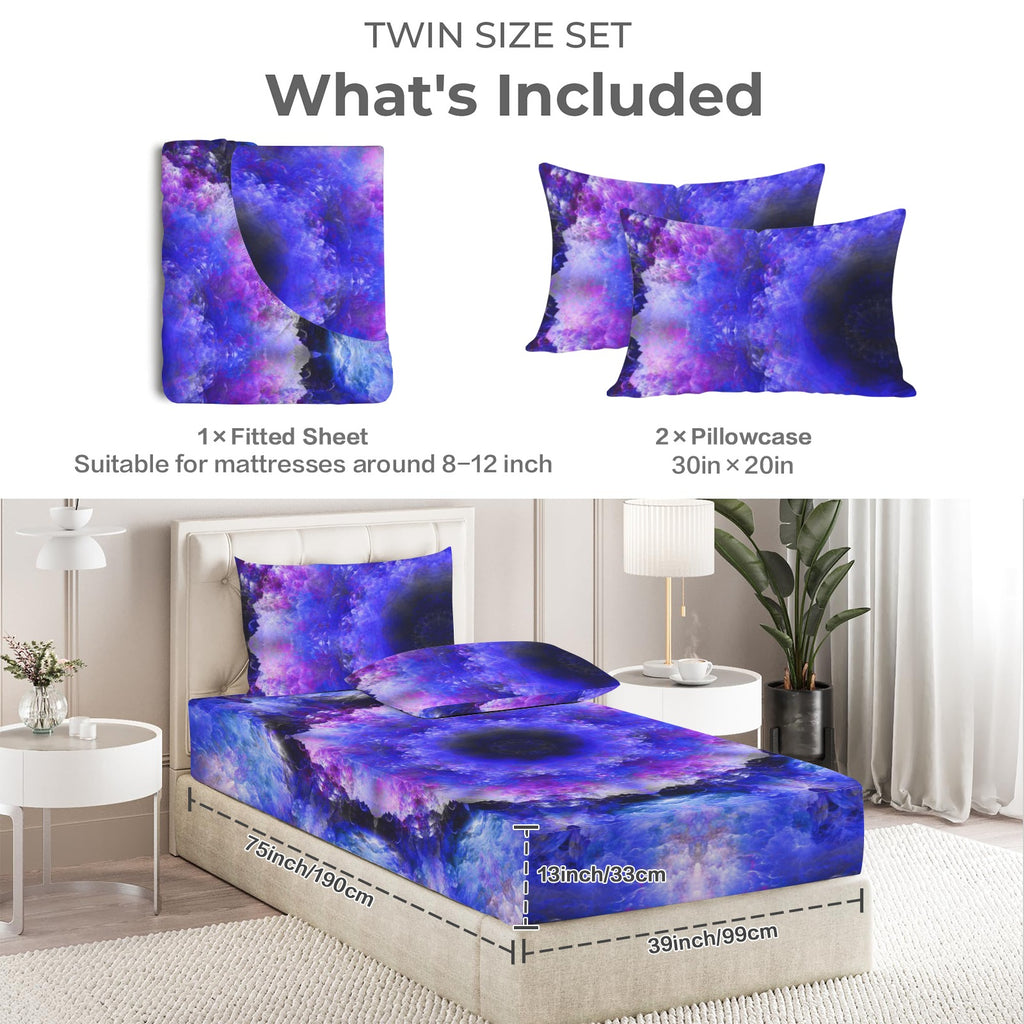 Katerina's I Will Come Again Desires Twin Bedding Set (Fitted Sheet + Pillowcases) | Ships from USA